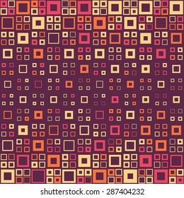 Seamless Square Pattern. Abstract Background. Vector Regular Texture