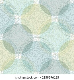 Seamless Square pattern Abstract circles for design of kid's products, covers, fabric