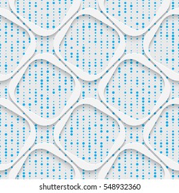 Seamless Square Pattern. Abstract Technology Background. Modern Wallpaper