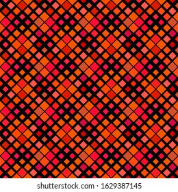 Seamless square pattern background - abstract red vector design from squares