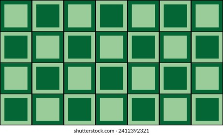 Seamless square pattern background with evenly spaced arrangement provides a neat and aesthetic impression in the design, creating a consistent and visually appealing appearance.