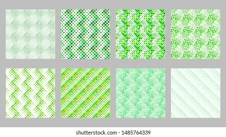 Seamless square pattern background set - abstract vector design