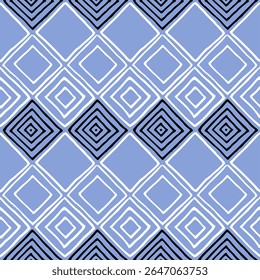 Sem emenda Quadrado Padrão Telhas de Fundo Abstrato Repetindo Azul Expansível Telha Arte