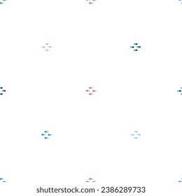 Seamless square pattern with an image of an arctic animal