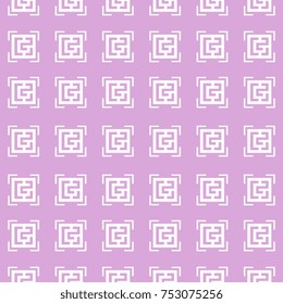 seamless square pattern in pink background