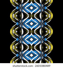 seamless square pattern Traditional Indonesian batik for decorating tile designs, walls, floors and commercial textile products	
