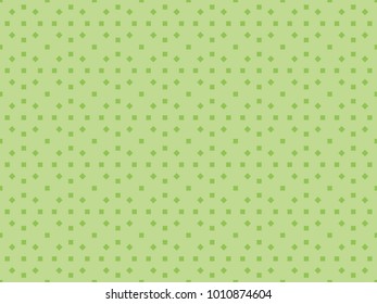 Seamless square pattern vector. Tile design green on light green. Design print for textile, fabric, wallpaper, background.