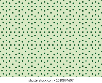 Seamless square pattern vector. Tile design green on light green. Design print for textile, fabric, wallpaper, background.