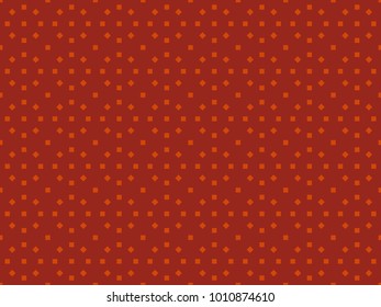 Seamless square pattern vector. Tile design orange on red. Design print for textile, fabric, wallpaper, background.