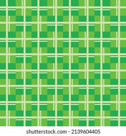 seamless square pattern.abstract geometric squares background.green background illustration.seamless grid pattern.vector quadrilateral green with a straight line.Wrapping paper pattern.tile pattern.