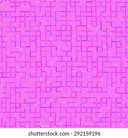 Seamless square pixel mosaic background