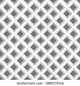 Seamless square with shading Pattern. The pattern create 3D illusion.