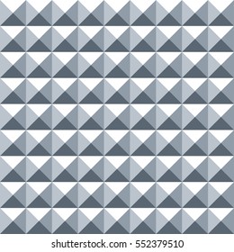 Seamless Square Shaped Steel Studded Pattern Background