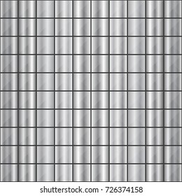 Seamless Square Shaped Steel Studded Pattern