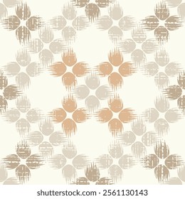 Seamless square Tiles Pattern. summer brown theme Ethnic Texture background pattern for textiles