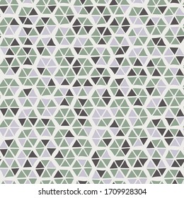 Seamless square tranquil pastel hexagon mosaic geo pattern. Serene gentle peaceful tile print. Trendy deco geometric random repeat vector pattern.