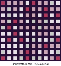 Seamless squares boxes vibrant contrast pattern vector background