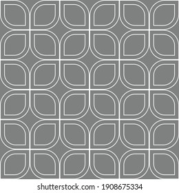 Seamless squares geometric pattern. Rectangle with rounded edges for texture or background.