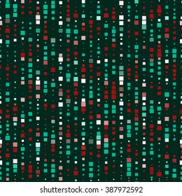 seamless squares pattern with clipping mask. Vector