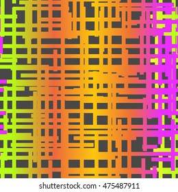 Seamless Squares rainbow Pattern