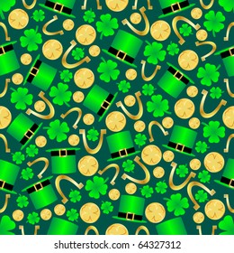 Seamless St. Patricks Day Background