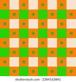 seamless  St. Pattrik’s  pattern, Love concept. Design for wrapping paper, fabric  pattern, background, card, coupons, banner, Used to decorate the festival