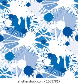 Seamless stains pattern Select all the art and drop it into your swatches palette to create the pattern in Adobe Illustrator.