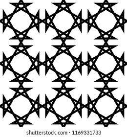 Seamless Star Arabic Style