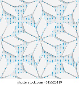 Seamless Star Background. 3d Norwegian Pattern