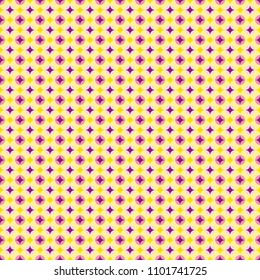 Seamless the star in circle.Geometric abstract pattern