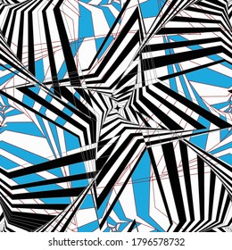 SEAMLESS STAR GEOMETRIC ABSTRACT DESIGN