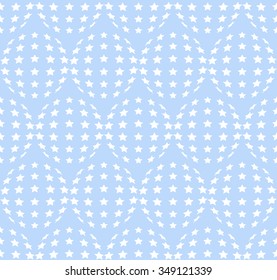 Seamless star Pattern. Abstract Vector Background. Spheres of stars. Seamless Christmas Pattern. New year blue background. Geometric Pattern. Isometric backdrop. Vector Regular Texture