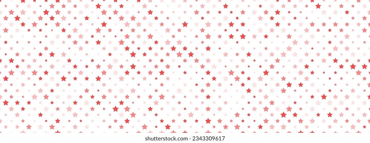 Patrón de estrellas sin inconveniente. Antecedentes con estrellas de diferentes matices y tamaños para textiles, envasado e ideas de diseño creativo