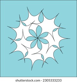 seamless star pattern with blue backgraund