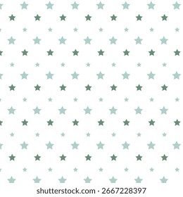 Design de padrão de estrela sem costura com cor pastel