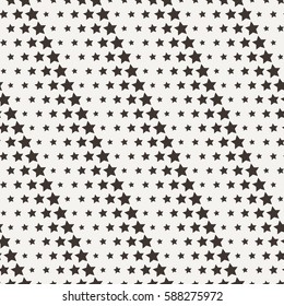 Seamless star pattern. Endless wrap
