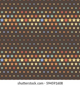 Seamless star pattern. Endless wrap