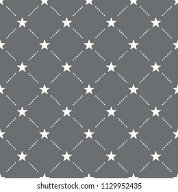 seamless star pattern on a dark background. star icon creative design. Can be used for wallpaper, web page background, textile, print UI/UX