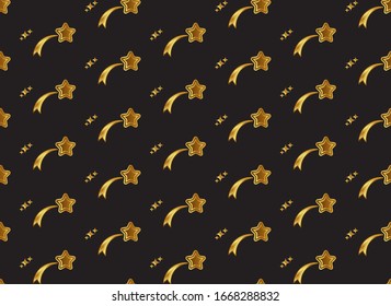 Patrón estrella sin inconvenientes. Estrellas sin fisuras. Patrón sin problemas con estrella en el cielo.
