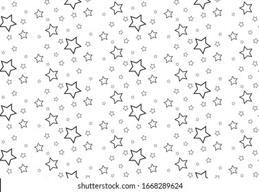 Patrón estrella sin inconvenientes. Estrellas sin fisuras. Patrón sin problemas con estrella en el cielo.
