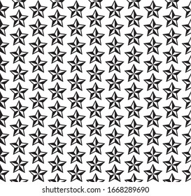 Seamless star pattern. Stars seamless pattern. Seamless pattern with star in sky.
