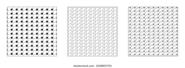Seamless star pattern. Stars seamless pattern. Seamless pattern with star in sky. abstract background.