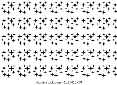 seamless star pattern vector illustration  Shining colored illustration with stars. The pattern can be used for websites.