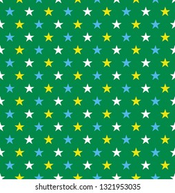 Seamless star wrapping paper pattern. Star pattern background.