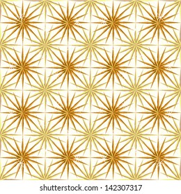 Seamless starry vintage background Vector