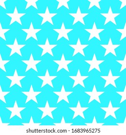 Seamless stars background pattern. Vector Illustration