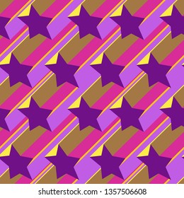 seamless stars pattern