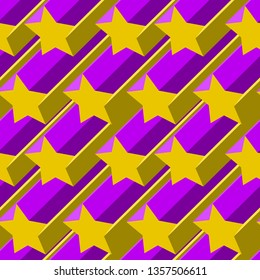 seamless stars pattern