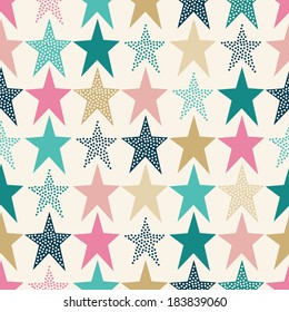 seamless stars pattern