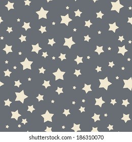 Seamless stars pattern